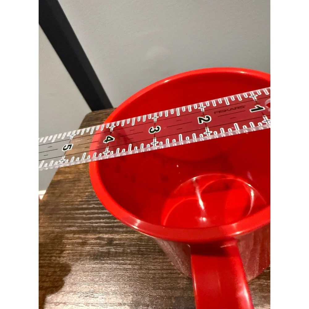 Sistema Red Microwave Soup Mug BPA Free Plastic Container/ Vent Lid 22oz 2010